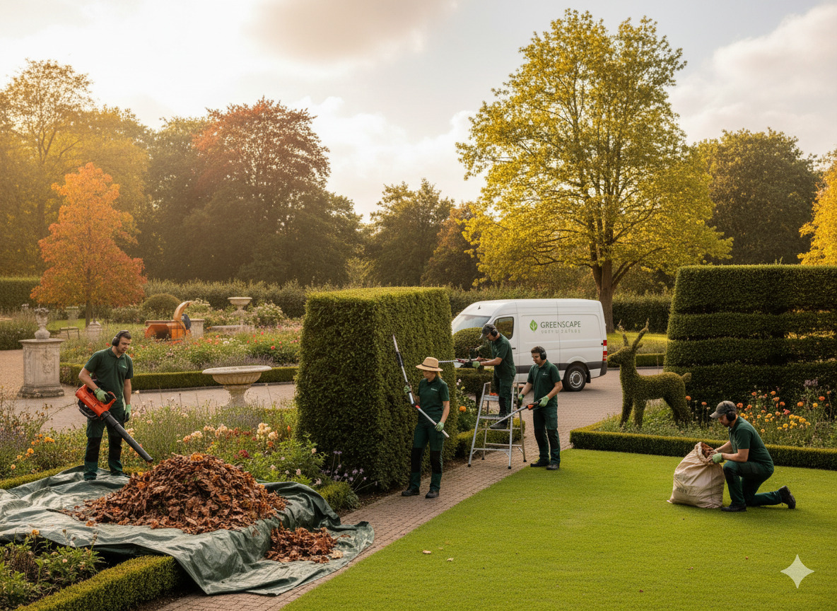 Seasonal landscape care and cleanup